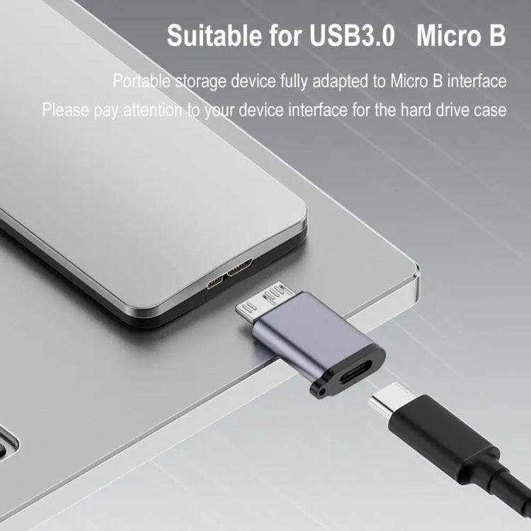 Type-C Male Transfer Micro B Male Adapter USB Link HDD Enclosure Interface Converter - HoMEdemic™ 