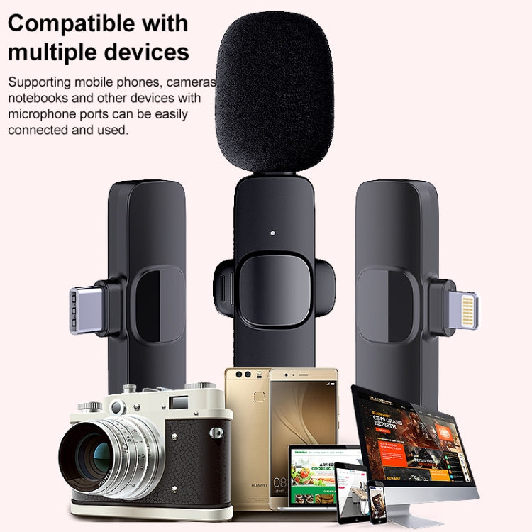 Type-C / USB-C Interface Mini Wireless Lavalier Microphone, Type-C - HoMEdemic™ 