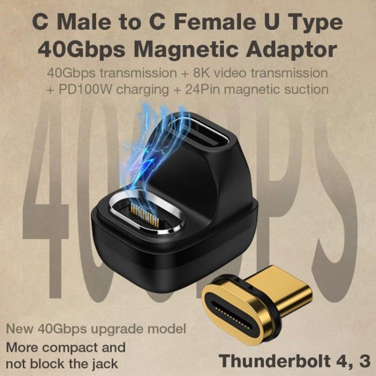 Type-C/USB-C Magnetic Adapter U-shaped Elbow 40GB Converter - HoMEdemic™ 
