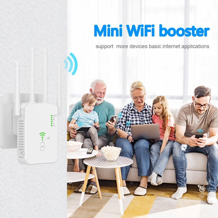 U10 1200Mbps Signal Booster WiFi Extender WiFi Antenna Dual Band 5G Wireless Signal Repeater(US Plug) - HoMEdemic™ 