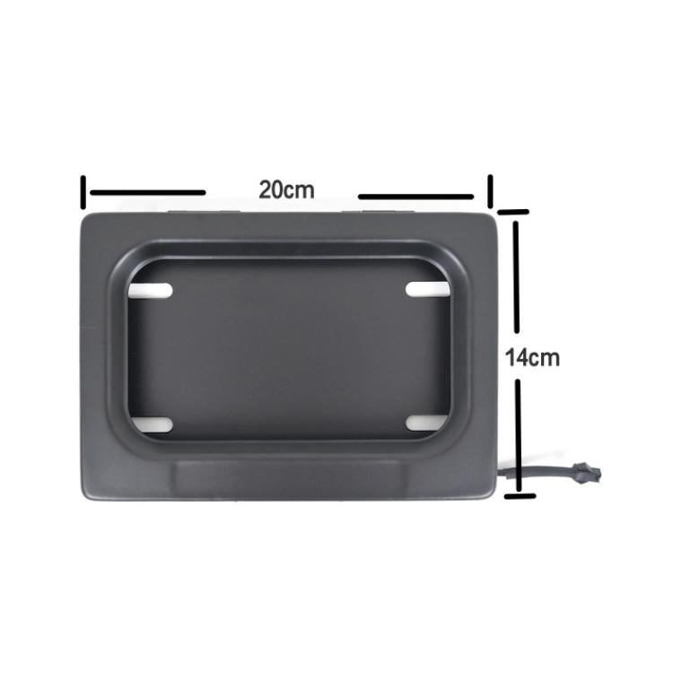 US Motorcycle License Plate Cover Frame Roller Blind License Plate Bracket - HoMEdemic™ 