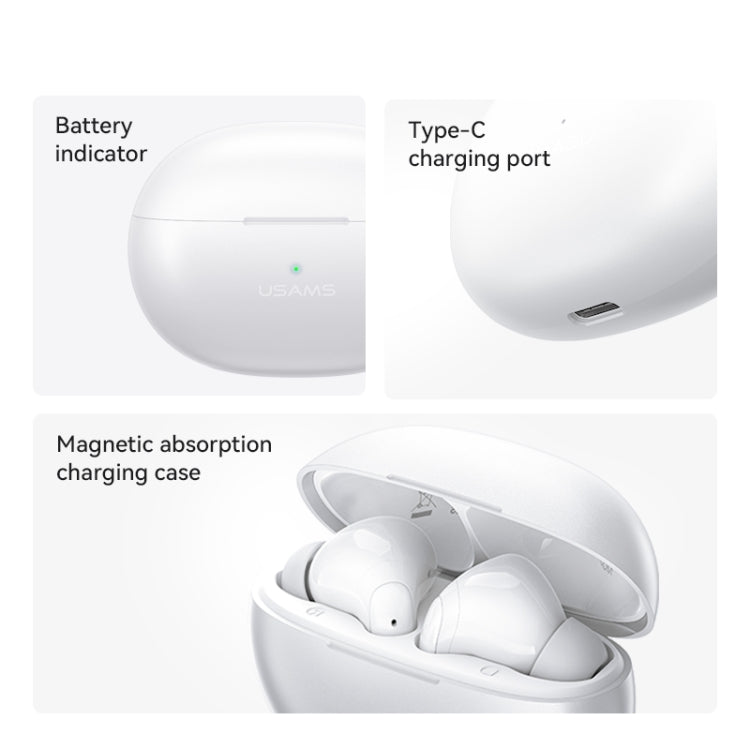 USAMS US-XD18 TWS In Ear Bluetooth Earphone(White) - HoMEdemic™ 