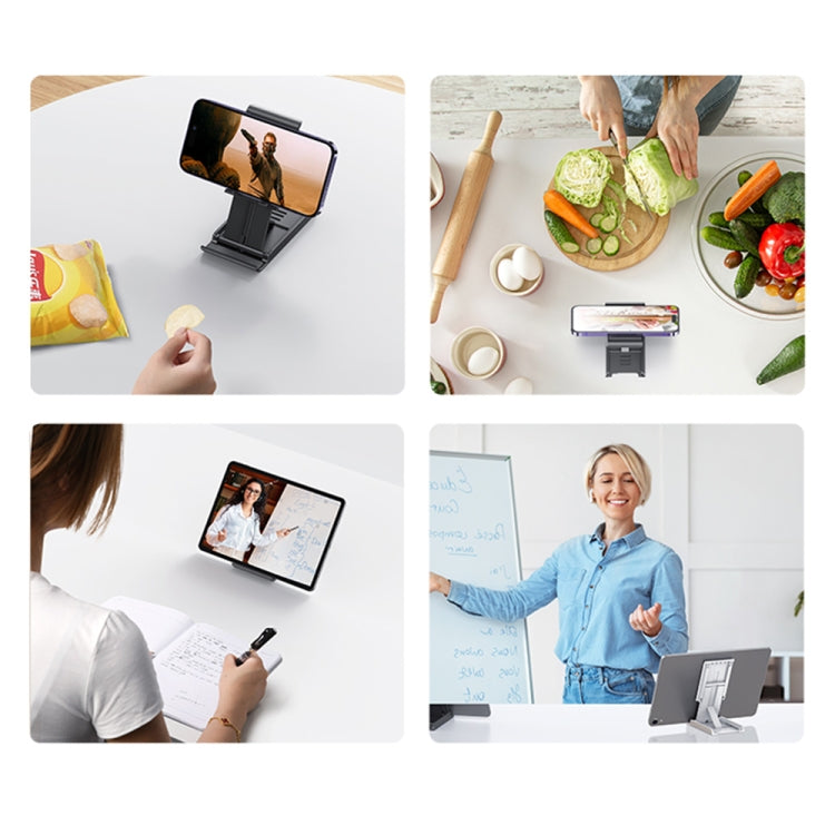 USAMS US-ZJ073 Retractable Folding Desktop Tablet Phone Holder (White) - HoMEdemic™ 