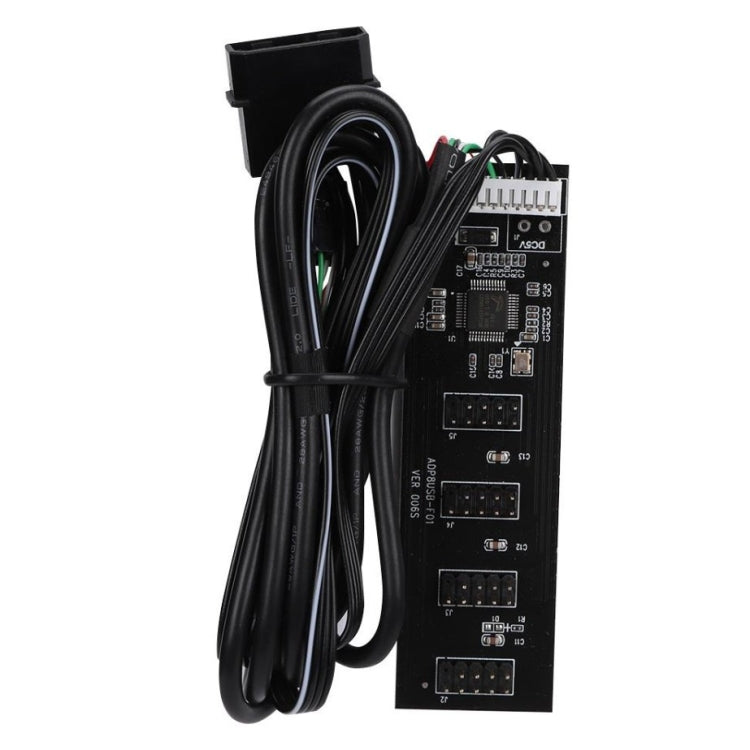 USB 2.0 9pin To 4 9pin Hub Internal Motherboard Header With 4pin Powered - HoMEdemic™ 