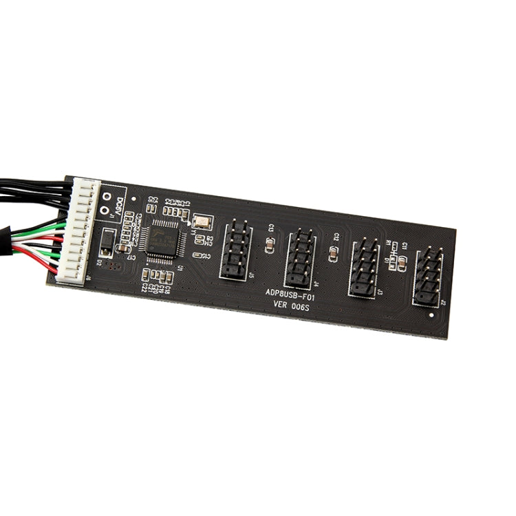 USB 2.0 9pin To 4 9pin Hub Internal Motherboard Header With 4pin Powered - HoMEdemic™ 