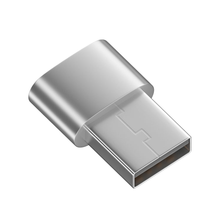 USB 2.0 Male to Female Type-C Adapter (Silver) - HoMEdemic™ 