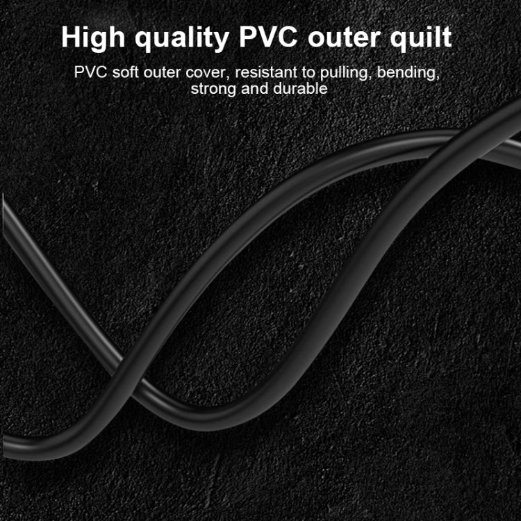 USB 3.0 Female To USB 3.0 Male PVC Cable, Length:0.6m(Black) - HoMEdemic™ 