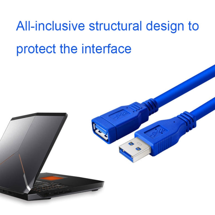 USB 3.0 Male To Female Computer Mouse Keyboard USB Extension Cable, Size: 5m(Blue) - HoMEdemic™ 