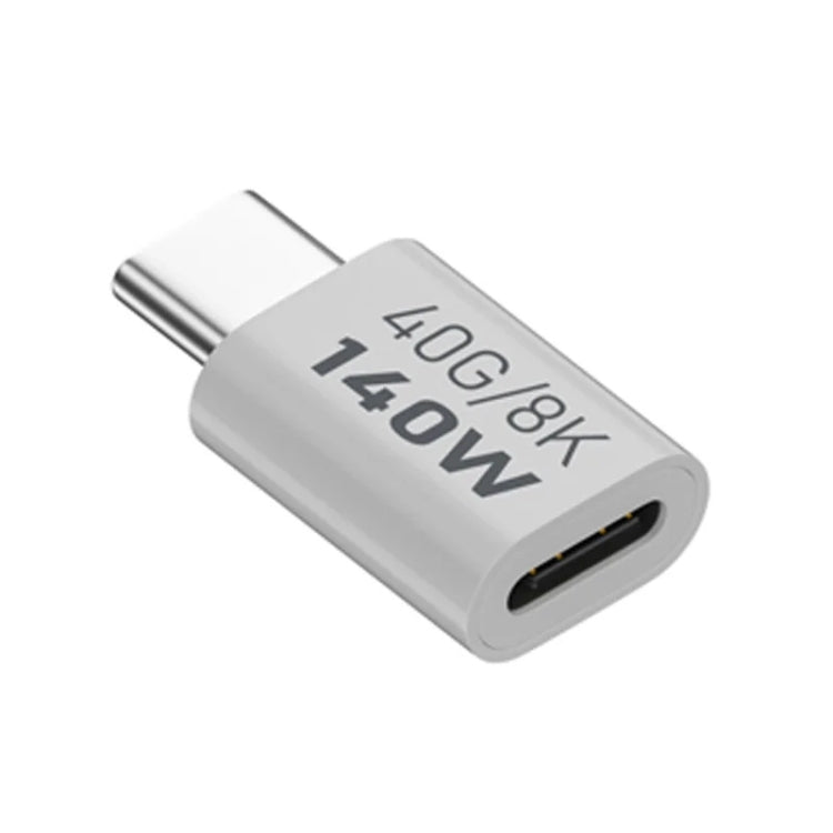 USB 3.1 Type-C to Type-C 40Gbps 8K Transmission Adapter 140W 5A Charge, Specification:Type-C Male to Female - HoMEdemic™ 