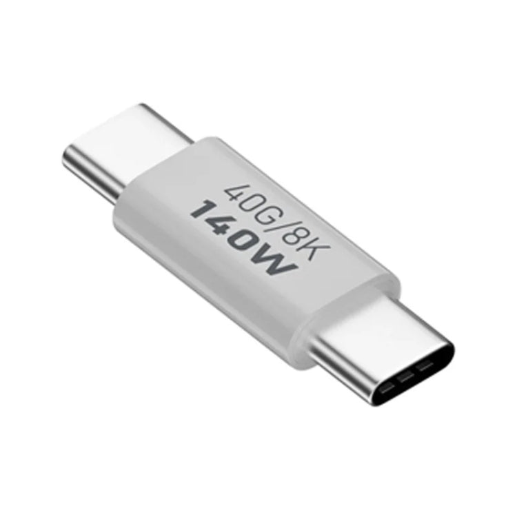 USB 3.1 Type-C to Type-C 40Gbps 8K Transmission Adapter 140W 5A Charge, Specification:Type-C Male to Male - HoMEdemic™ 