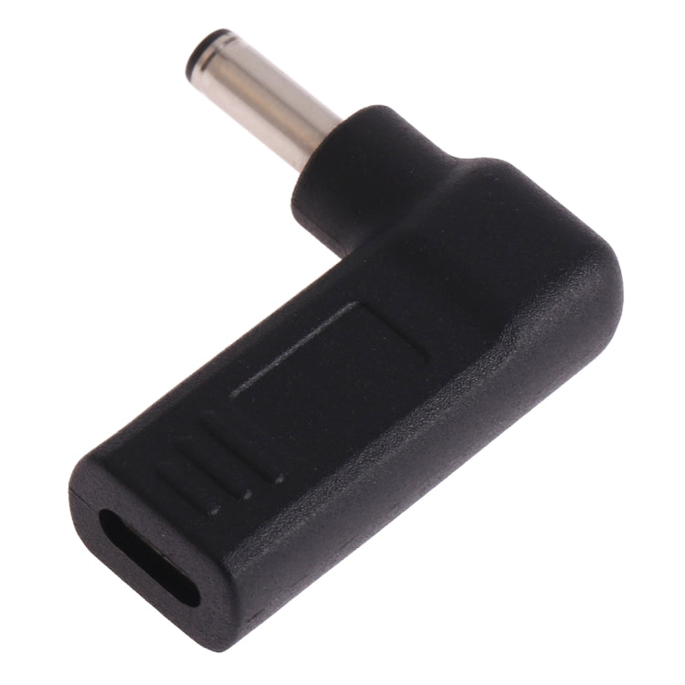 USB-C / Type-C Female to 4.5 x 3.0mm Male Plug Elbow Adapter Connector, 4.5 x 3.0mm Elbow Black, 4.5 x 3.0mm Elbow Blue - HoMEdemic™ 