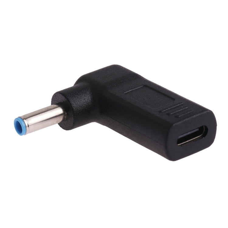 USB-C / Type-C Female to 4.5 x 3.0mm Male Plug Elbow Adapter Connector, 4.5 x 3.0mm Elbow Black, 4.5 x 3.0mm Elbow Blue - HoMEdemic™ 