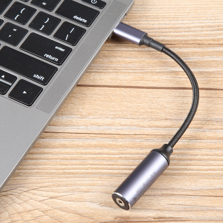 USB-C / Type-C Male to 2.5x0.7mm Female Nylon Braided Adapter Cable - HoMEdemic™ 