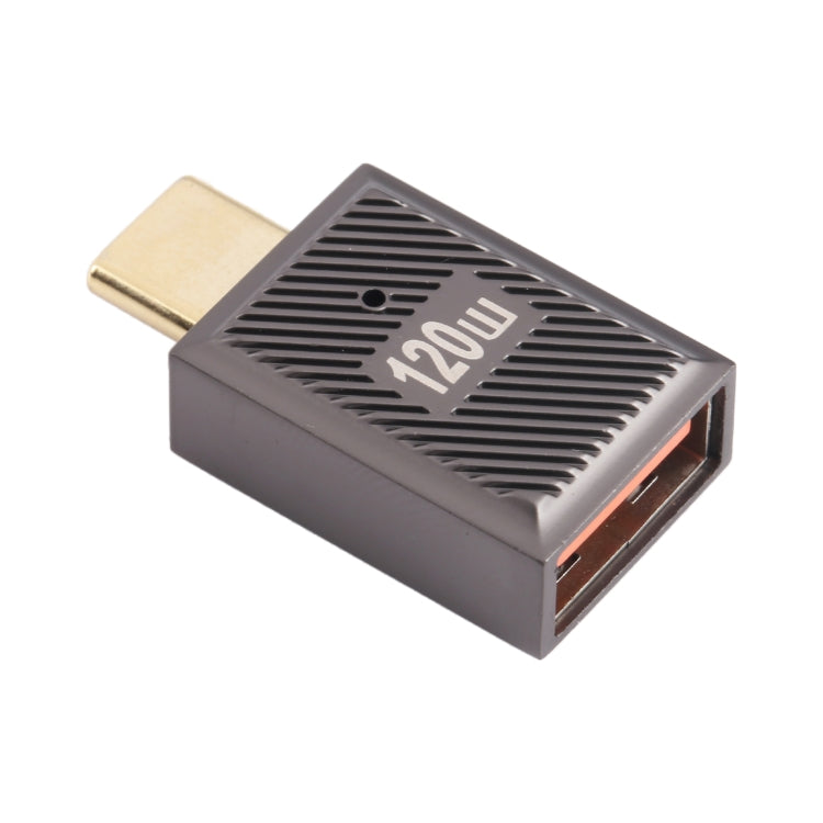 USB-C / Type-C Male to USB Female 10 Gbps Straight Charging Adapter (Gun Metal) - HoMEdemic™ 