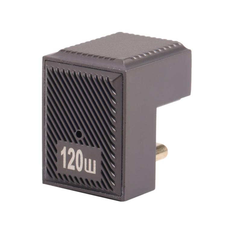 USB-C / Type-C Male to USB Female 10 Gbps U-Shaped Elbow Charging Adapter (Gun Metal) - HoMEdemic™ 