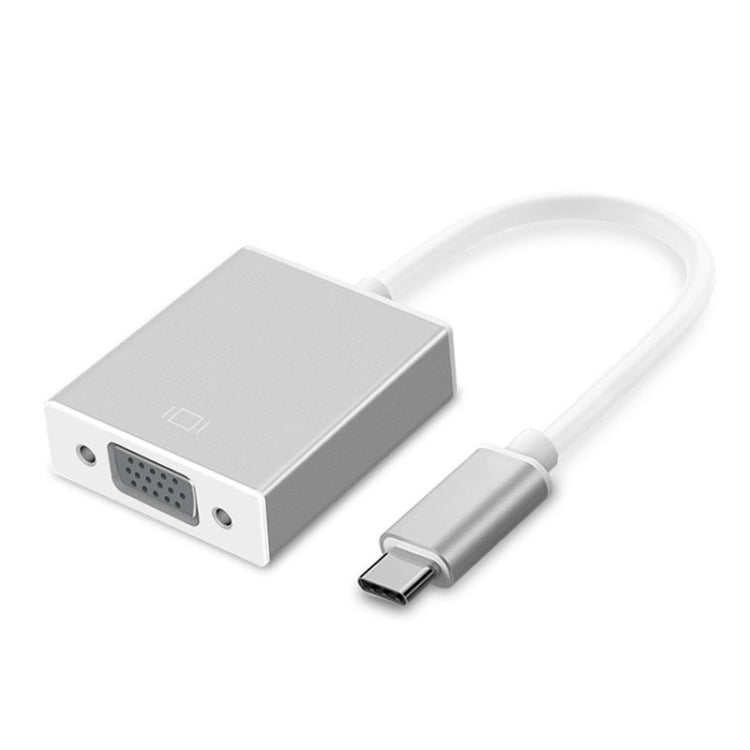 USB-C/Type-C To VGA HD Converter 1080P Laptop Connecting Display Mobile Phone Same Screen Line - HoMEdemic™ 