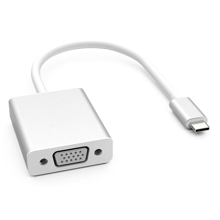 USB-C/Type-C To VGA HD Converter 1080P Laptop Connecting Display Mobile Phone Same Screen Line - HoMEdemic™ 