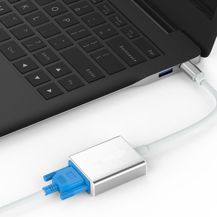 USB-C/Type-C To VGA HD Converter 1080P Laptop Connecting Display Mobile Phone Same Screen Line - HoMEdemic™ 