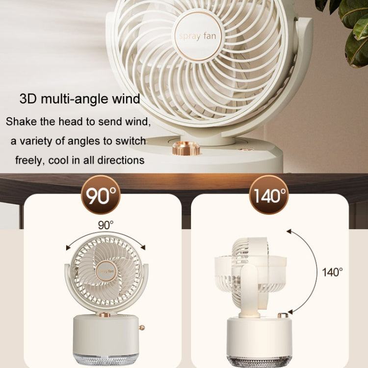 USB Charging Cooler Air Conditioning Fan Desktop Cooling Fan Swing Humidifier(Green) - HoMEdemic™ 