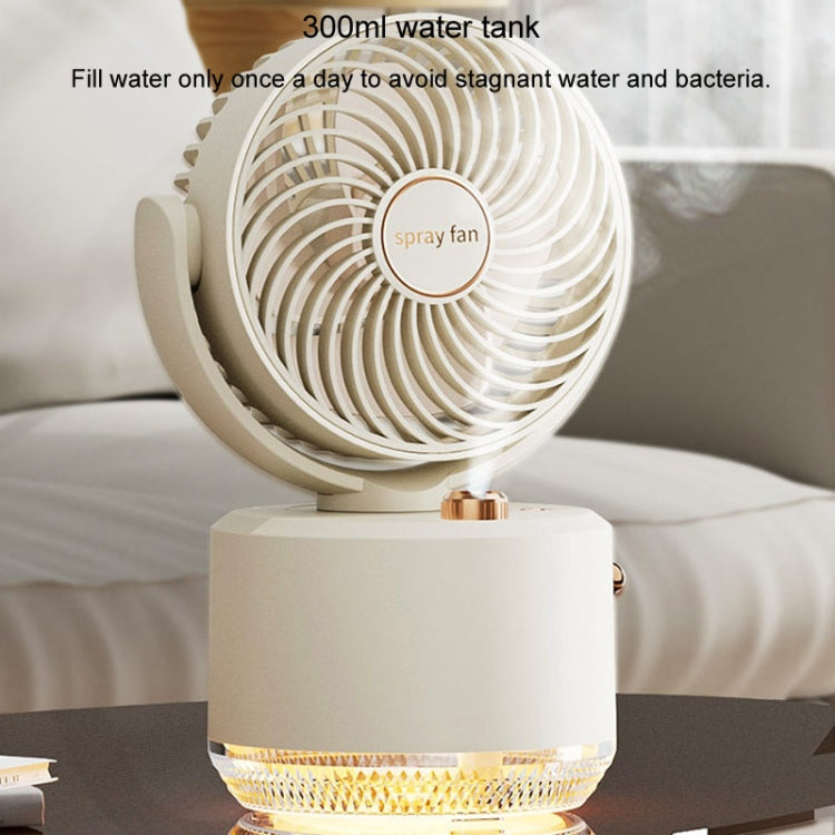 USB Charging Cooler Air Conditioning Fan Desktop Cooling Fan Swing Humidifier(Green) - HoMEdemic™ 