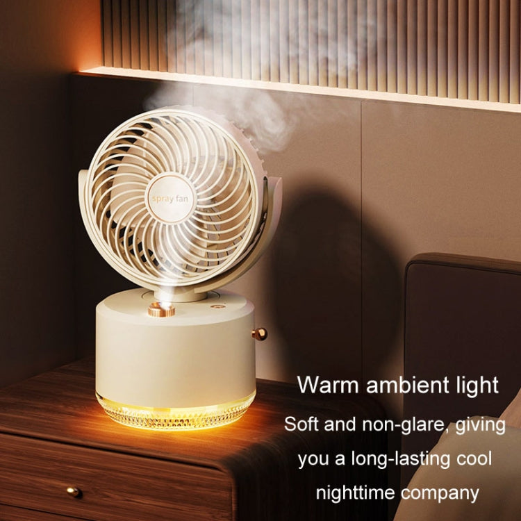 USB Charging Cooler Air Conditioning Fan Desktop Cooling Fan Swing Humidifier(Green) - HoMEdemic™ 