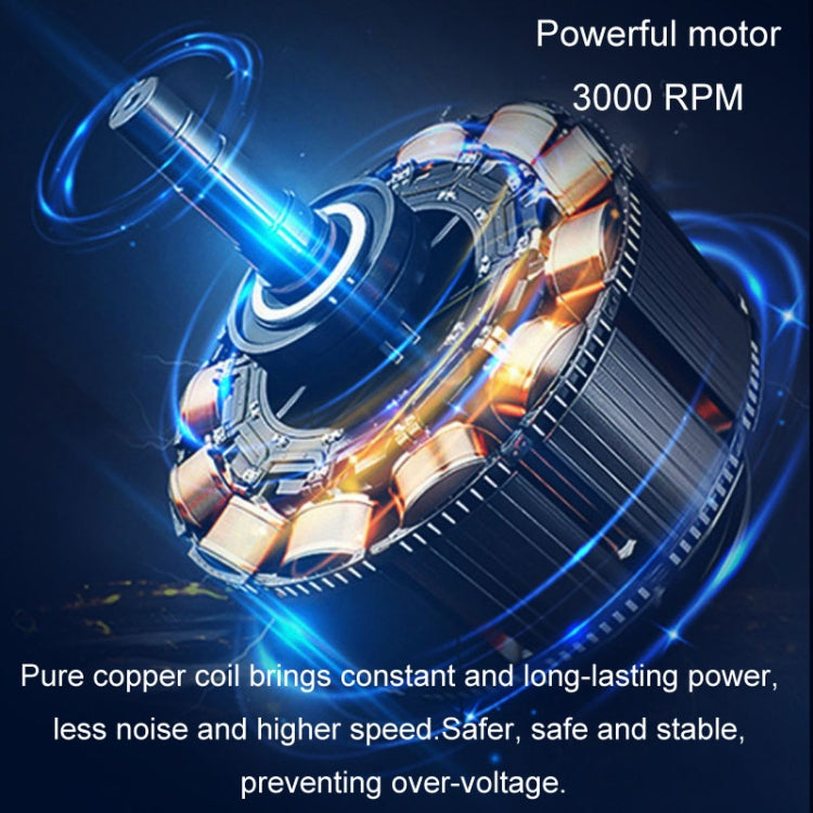 USB Charging Digital Display Handheld Turbo Fan Portable Foldable Buckle Small Fan(White) - HoMEdemic™ 