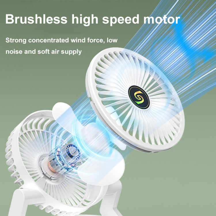 USB Charging Folding Desktop Spray Humidification Fan with Night Light(White) - HoMEdemic™ 