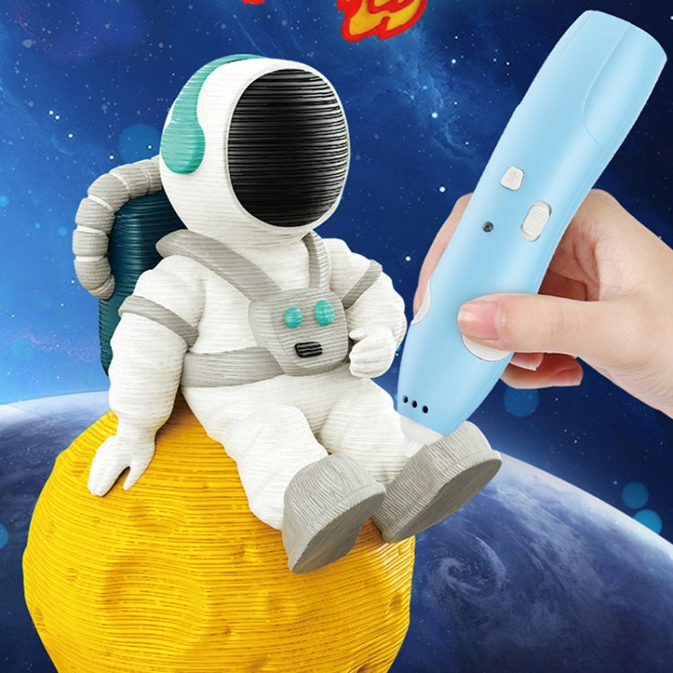 USB Charging Low-Temperature Wireless Graffiti Printing Pen Set Children DIY 3D Painting Pen(Blue) - HoMEdemic™ 