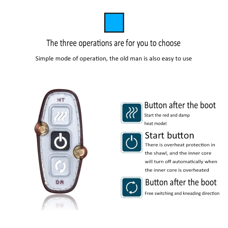 USB Charging Vibration Machine Neck Shawl Kneading Back Shoulder Vibration Massager - HoMEdemic™ 