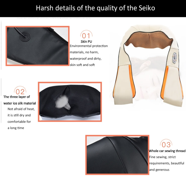 USB Charging Vibration Machine Neck Shawl Kneading Back Shoulder Vibration Massager - HoMEdemic™ 