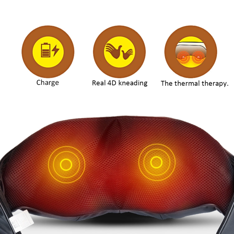 USB Charging Vibration Machine Neck Shawl Kneading Back Shoulder Vibration Massager - HoMEdemic™ 