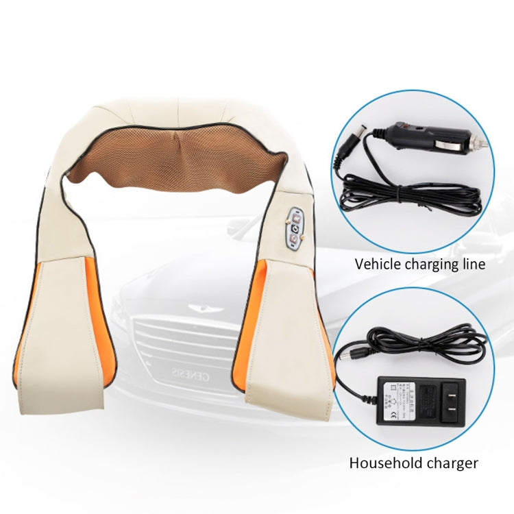USB Charging Vibration Machine Neck Shawl Kneading Back Shoulder Vibration Massager - HoMEdemic™ 