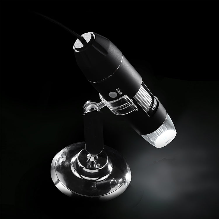 USB Magnifier HD 0.3MP Image Sensor 2560x1920P USB Digital Microscope with 8 LED & Professional Stand - HoMEdemic™ 