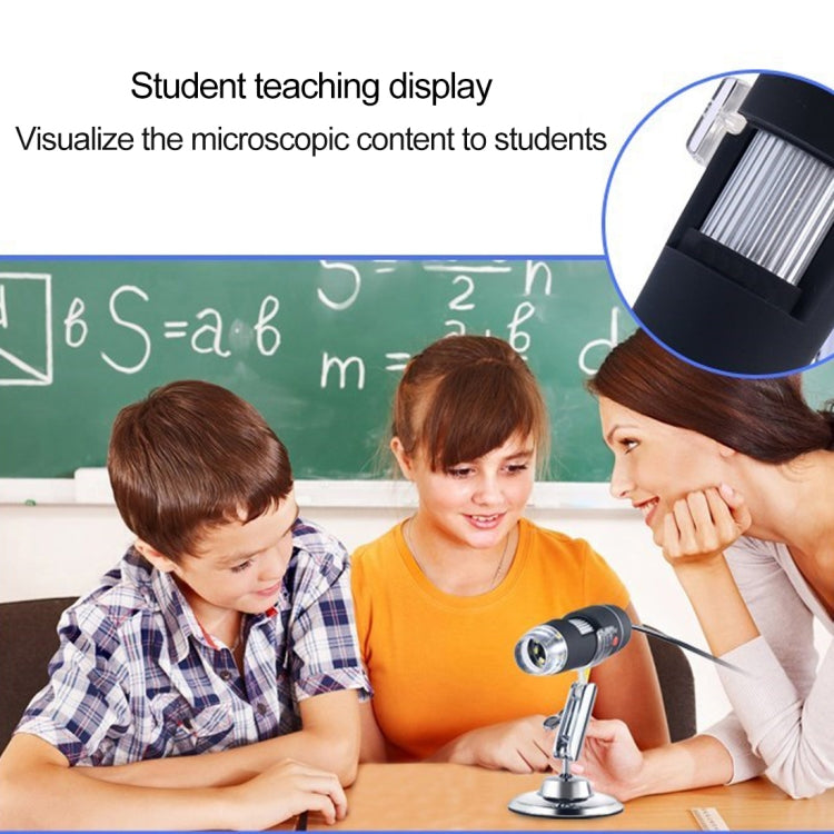 USB Magnifier HD 0.3MP Image Sensor 2560x1920P USB Digital Microscope with 8 LED & Professional Stand - HoMEdemic™ 