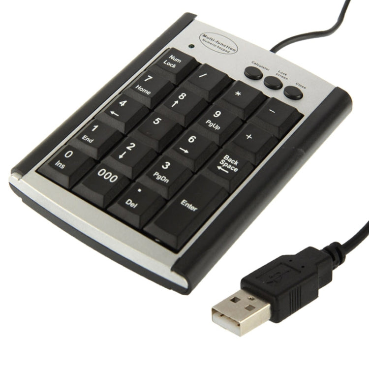 USB Non-synchronous Notebook Computer Multi Function Keypad with 19 Keys, Multi Function Keypad - HoMEdemic™ 