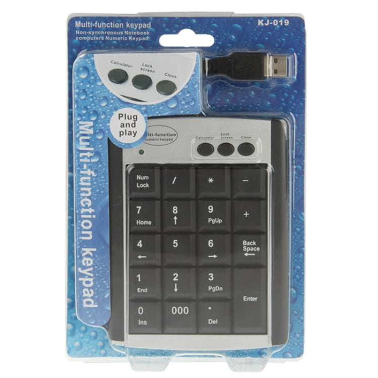 USB Non-synchronous Notebook Computer Multi Function Keypad with 19 Keys, Multi Function Keypad - HoMEdemic™ 