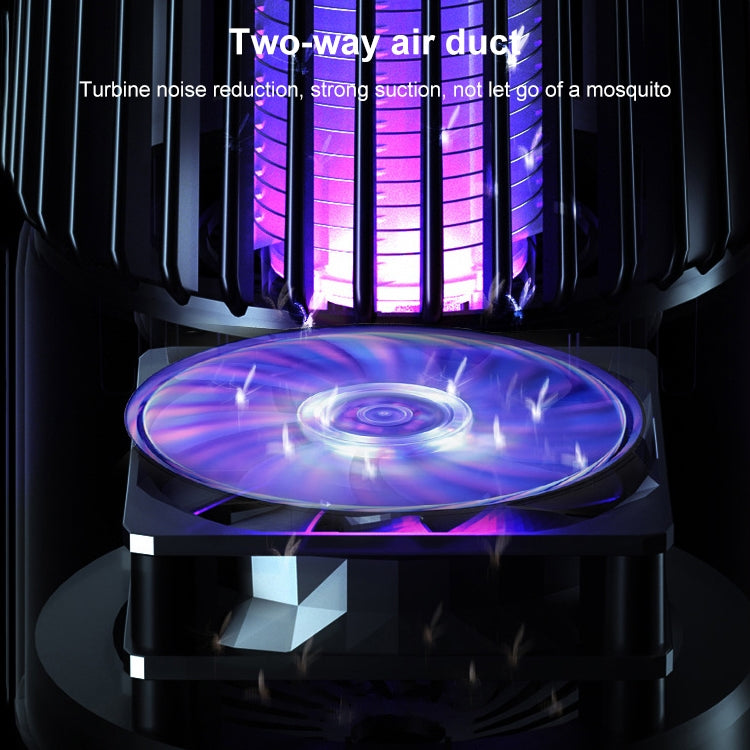 USB Photocatalyst Mosquito Killer Electrical Shock Two-In-One Mosquito Killer White Gold  (Electric Shock + Suction) - HoMEdemic™ 