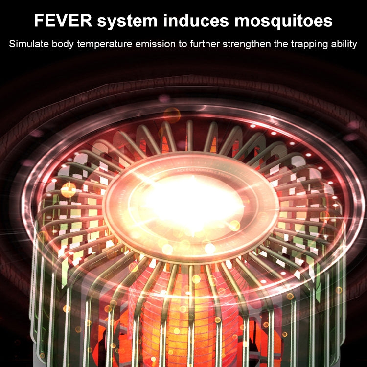 USB Photocatalyst Mosquito Killer Electrical Shock Two-In-One Mosquito Killer White Gold  (Electric Shock + Suction) - HoMEdemic™ 