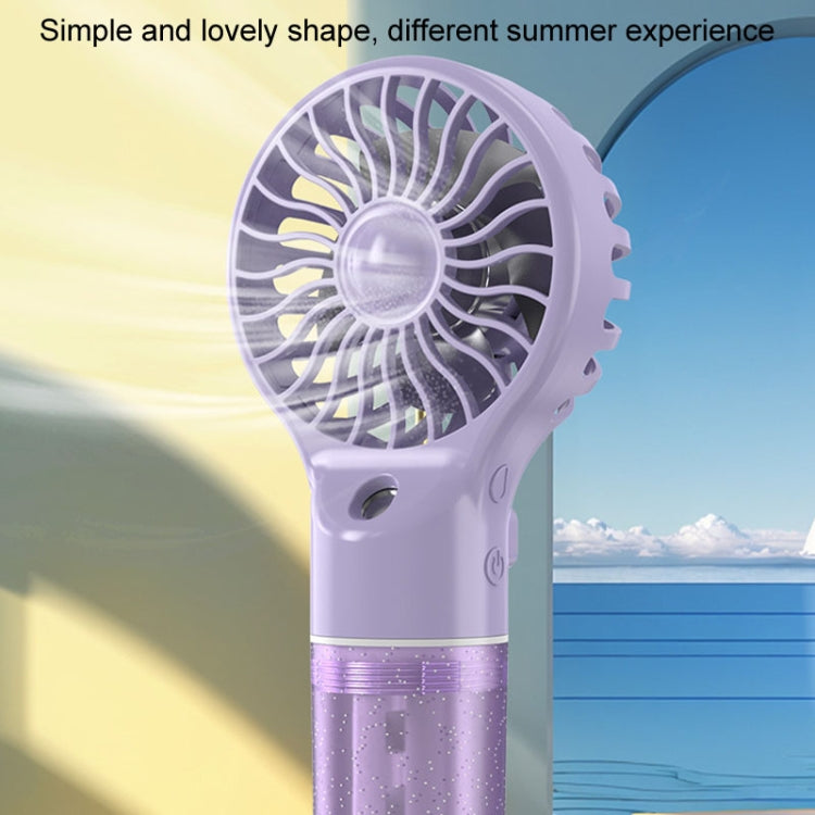USB Rechargeable Handheld Misting Fan Portable Hydration Electrical Fan(Grey) - HoMEdemic™ 