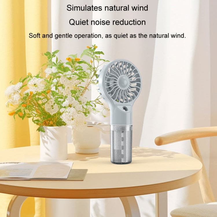 USB Rechargeable Handheld Misting Fan Portable Hydration Electrical Fan(Yellow) - HoMEdemic™ 
