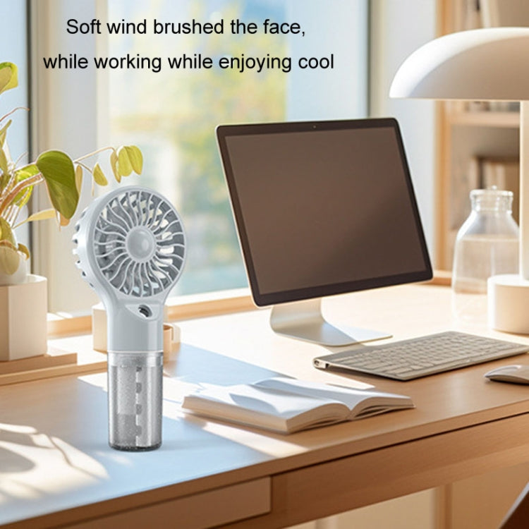 USB Rechargeable Handheld Misting Fan Portable Hydration Electrical Fan(Yellow) - HoMEdemic™ 