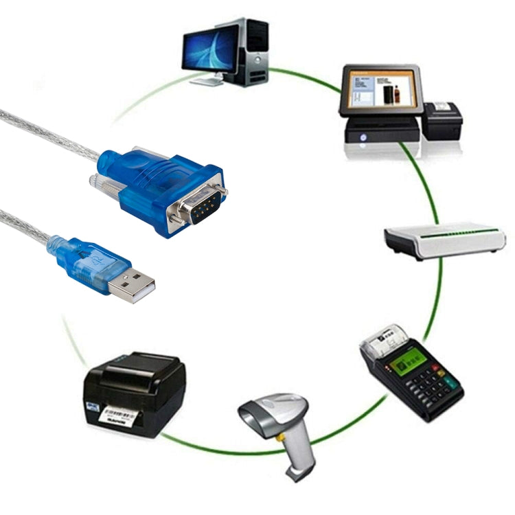 USB to RS232 Cable (Color Random delivery), USB to RS232 (With One IC), USB to RS232 (With Two IC), USB to RS232 (With Normal Quality) - HoMEdemic™ 