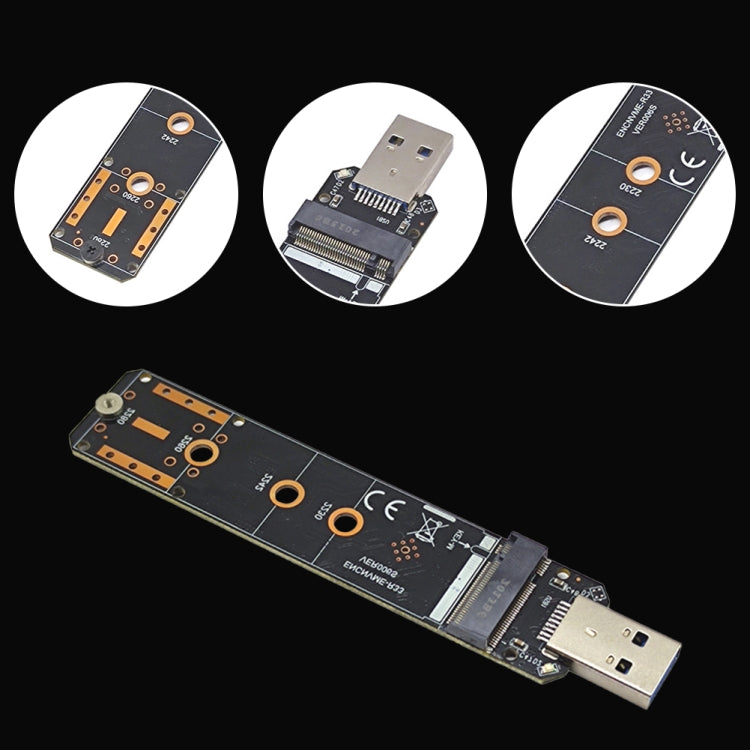 USB3.1 10Gbps GEN2 To NVME SATA Dual Protocol M.2 SSD Riser Card - HoMEdemic™ 