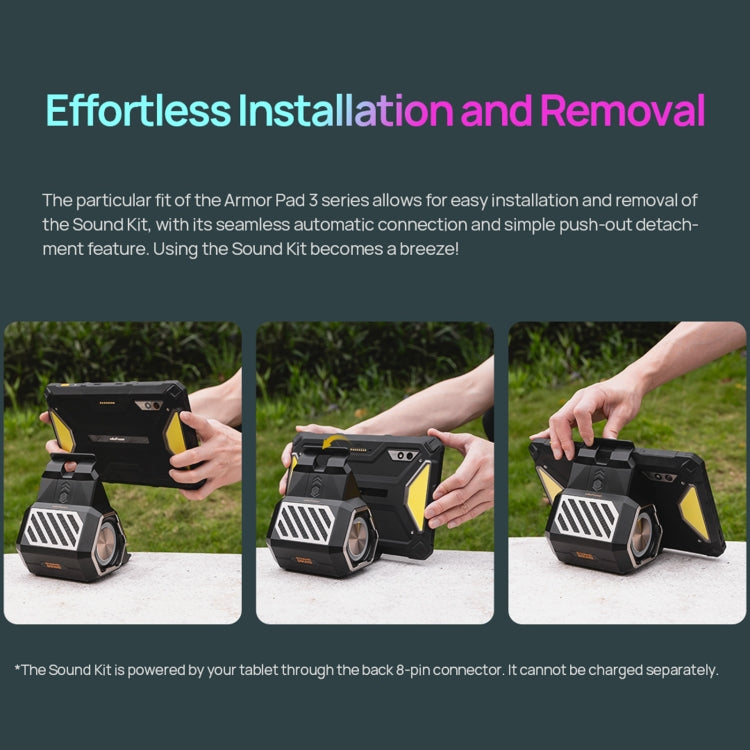 Ulefone PAD 3 PRO Portable Holder Wireless BT Speaker(Black) - HoMEdemic™ 