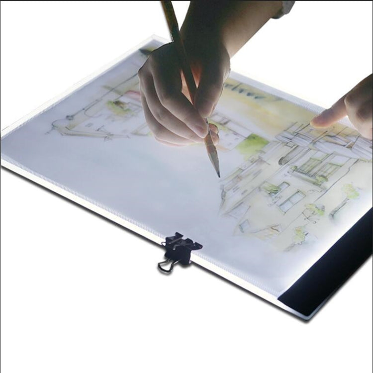 Ultra-thin A4 Size Portable USB LED Artcraft Tracing Light Box Copy Board Brightness Control for Artists Drawing Sketching Animation and X-ray Viewing, Brightness Control - HoMEdemic™ 