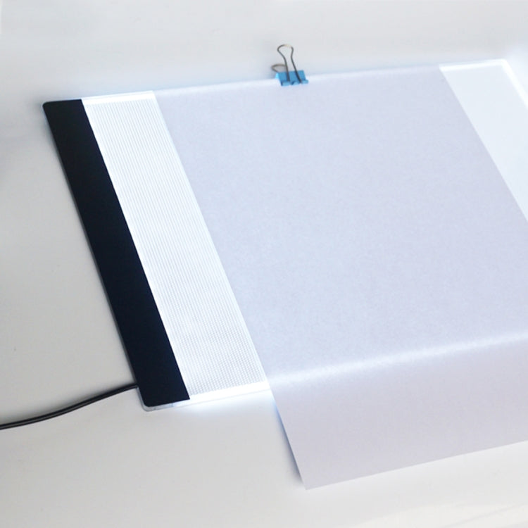 Ultra-thin A4 Size Portable USB LED Artcraft Tracing Light Box Copy Board for Artists Drawing Sketching Animation and X-ray Viewing, No Brightness Control - HoMEdemic™ 