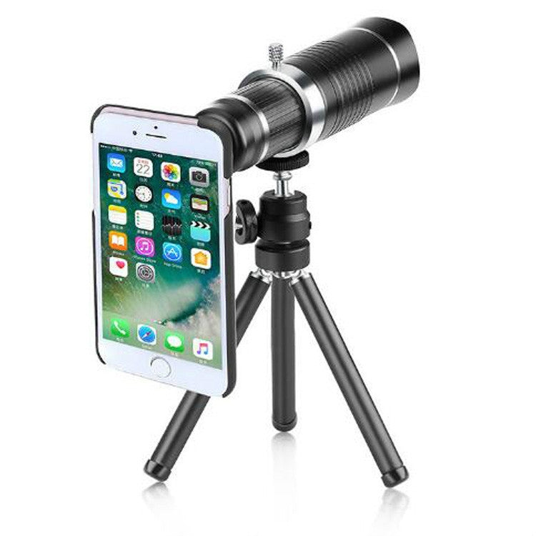 Universal 20 Times Mobile Phone Telephoto Lens Monocular Live Broadcast HD 4K No Vignetting Lens - HoMEdemic™ 