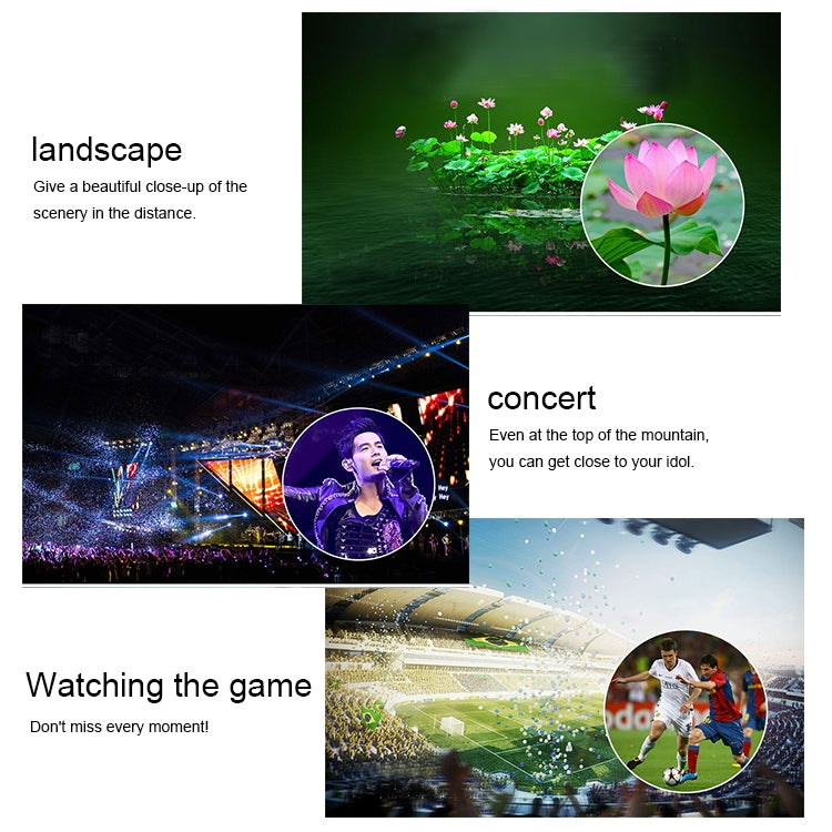 Universal 20X Mobile Phone HD Telephoto Telescope Lens with Tripod & Clip - HoMEdemic™ 