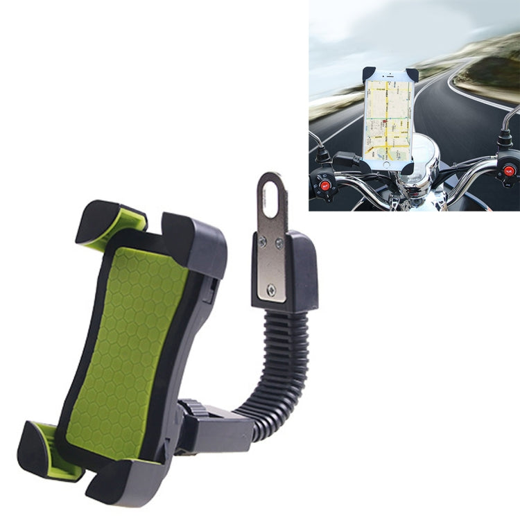 Universal 360 Degrees Free Rotation ABS Motorcycle Phone Bracket Mountain Bike Navigation Bracket GPS/Mobile Holder for 3.5-6.5 inch Mobile Phone - HoMEdemic™ 