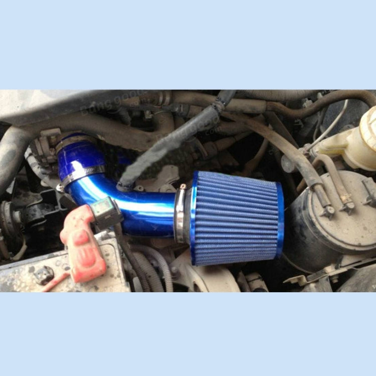 Universal  Air Intake Pipe Super Power Flow Air Intakes Short Cold Racing Aluminium Air Intake Pipe Hose with Cone Filter Kit System - HoMEdemic™ 